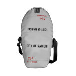 city of nairobi       Messenger Bags (mini)