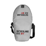 Sutherland ave  Messenger Bags (mini)