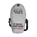RT 002/02 KEEP CALM  Messenger Bags (mini)