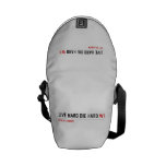 live hard die hard  Messenger Bags (mini)