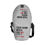 Your Name WAKX LOU  Messenger Bags (mini)