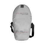 DoNNA M JONES  She DiD It Street  Messenger Bags (mini)