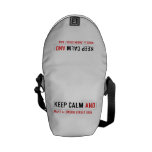 KEEP CALM  Messenger Bags (mini)