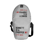 BENNETT IS A CHOPPER  Messenger Bags (mini)
