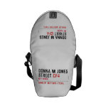 Donna M Jones STREET  Messenger Bags (mini)