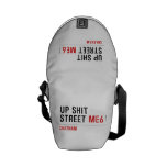 Up Shit Street  Messenger Bags (mini)