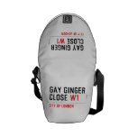 GAY GINGER CLOSE  Messenger Bags (mini)