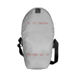 Welcome to 9E  Messenger Bags (mini)