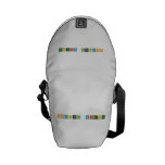 physical science  Messenger Bags (mini)