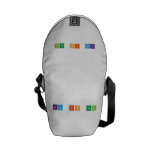 Life is pain  Messenger Bags (mini)