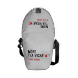 MORE TEA VICAR  Messenger Bags (mini)