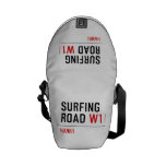 Surfing Road  Messenger Bags (mini)