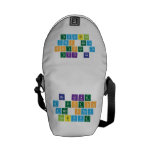 Be Like
 A Proton
 and Stay
 Positive  Messenger Bags (mini)
