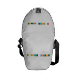 I love science  Messenger Bags (mini)