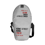 HOME STREET HOME   Messenger Bags (mini)