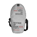 Mother of gods  Messenger Bags (mini)
