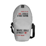 Marie Odile  Street  Messenger Bags (mini)