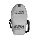 Your Name Street  Messenger Bags (mini)