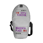 Magenta Place   Messenger Bags (mini)