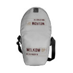 Welkom  Messenger Bags (mini)