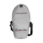 purple voucher avenue  Messenger Bags (mini)