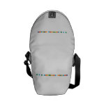 No a la violencia cientifica  Messenger Bags (mini)