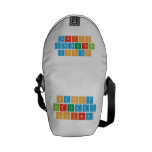 happy
 birthday
 Chiara  Messenger Bags (mini)