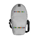 Tabla periodica  Messenger Bags (mini)