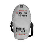 BOTH or NEITHER  Messenger Bags (mini)