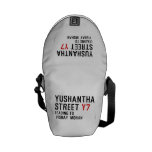 Yushantha  Street  Messenger Bags (mini)