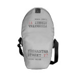 Yushantha  Street  Messenger Bags (mini)