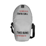  TWO BUNS  Messenger Bags (mini)