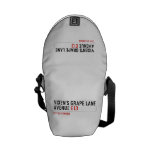 Vixen's Grape Lane  Avenue  Messenger Bags (mini)