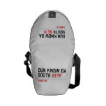 DUN KNOW DA SOUTH  Messenger Bags (mini)