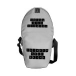 Periodic
 Table
 Writer  Messenger Bags (mini)