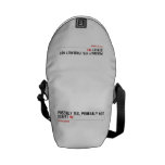 Possibly yes, probably not  Street  Messenger Bags (mini)