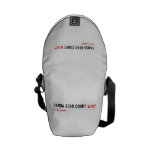 PANDA BEAR COURT  Messenger Bags (mini)
