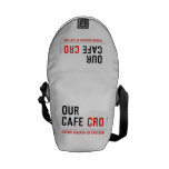our cafe  Messenger Bags (mini)