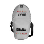 GHANA  Messenger Bags (mini)