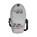 the look of love  Messenger Bags (mini)