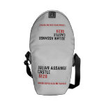 JULIAN ASSANGE CASTLE    Messenger Bags (mini)