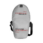  Say no to drugs   Messenger Bags (mini)