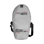 Upper Middle Management Lane  Messenger Bags (mini)