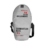 sarmartian blvd   Messenger Bags (mini)