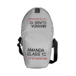 AMANDA class 1C  Messenger Bags (mini)
