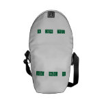 og bad b  Messenger Bags (mini)