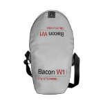 Bacon  Messenger Bags (mini)