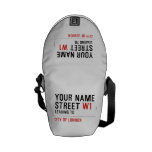 Your Name Street  Messenger Bags (mini)