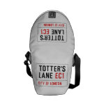totter's  lane  Messenger Bags (mini)