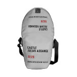 CASTLE  JULIAN ASSANGE    Messenger Bags (mini)